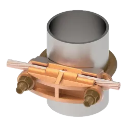 CONECTOR TIERRA CU P/CABLE 4AWG-2/0AWG A TUBO 2-1/2" Ø2-1/2"-2-7/8" UL