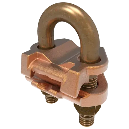 CONECTOR TIERRA CU P/CABLE 4AWG-2/0AWG A TUBO 3/8" Ø5/8"-3/4" UL