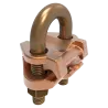 CONECTOR TIERRA CU P/CABLE 4AWG-2/0AWG A TUBO 3/8" Ø5/8"-3/4" UL