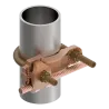 CONECTOR TIERRA CU P/CABLE 4AWG-4/0AWG A TUBO 1-1/4"-2" PERNO 3/8" UL