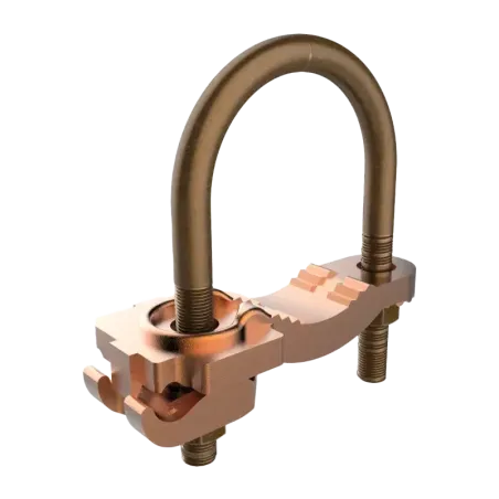 CONECTOR TIERRA CU P/CABLE 4AWG-4/0AWG A TUBO 2-1/2"-3-1/2" PERNO 3/8" UL