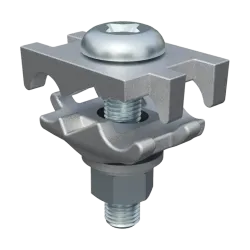 CONECTOR TIERRA DOBLE CU/ES P/2 CABLES PARAL. 2AWG-2/0AWG A BARRA C/PERNO HDG DE 2-1/4'' UL