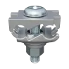 CONECTOR TIERRA DOBLE CU/ES P/2 CABLES PARAL. 2AWG-2/0AWG A BARRA C/PERNO HDG DE 2-1/4'' UL
