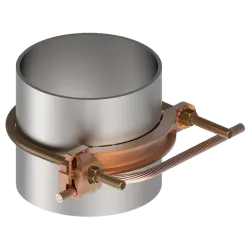 CONECTOR TIERRA P/CABLE 4AWG-4/0AWG A TUBO 4"-5" PERN 3/8" UL