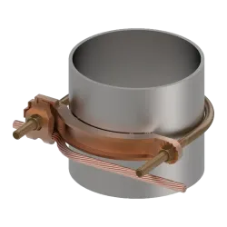 CONECTOR TIERRA P/CABLE 4AWG-4/0AWG A TUBO 4"-5" PERN 3/8" UL