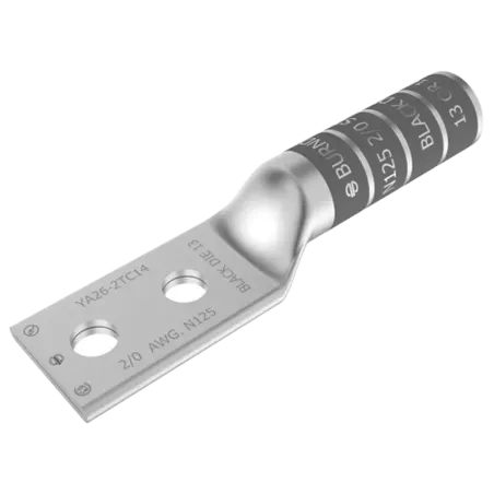 TERMINAL DE COMPRESION BARRIL LARGO CU/ES #2/0AWG 2Ø1/2" EEH:1-3/4"