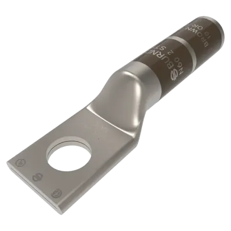TERMINAL DE COMPRESION BARRIL STD CU/ES #2AWG Ø5/16" 35kV, UL