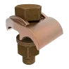 CONECTOR MECANICO CU TIPO GBM P/CABLE 4AWG-2/0AWG A BARRA 1/4" PERNO 3/8" UL