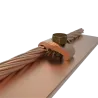 CONECTOR MECANICO CU TIPO GBM P/CABLE 4AWG-2/0AWG A BARRA 1/4" PERNO 3/8" UL