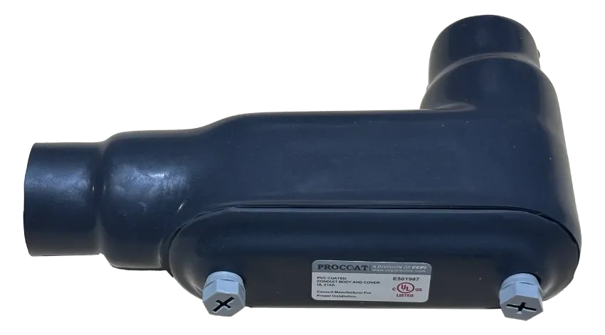 CAJA CONDULET FORM 7 TIPO LB 1" REVESTIDA DE PVC, ETL/UL