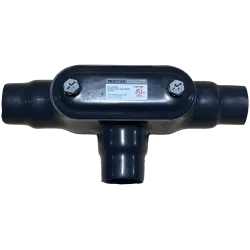 CAJA CONDULET FORM 7 TIPO T 1" REVESTIDA DE PVC, ETL