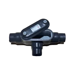 CAJA CONDULET FORM 7 TIPO T 1" REVESTIDA DE PVC, ETL