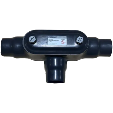 CAJA CONDULET FORM 7 TIPO T 3" REVESTIDA DE PVC, ETL/UL