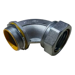 CONECTOR LIQUIDTIGHT CURVO 90° AISL. HIERRO 3" UL