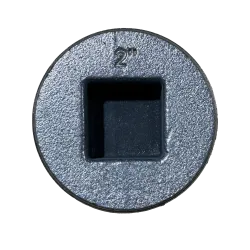 TAPON CABEZA HUECA ACERO 2"