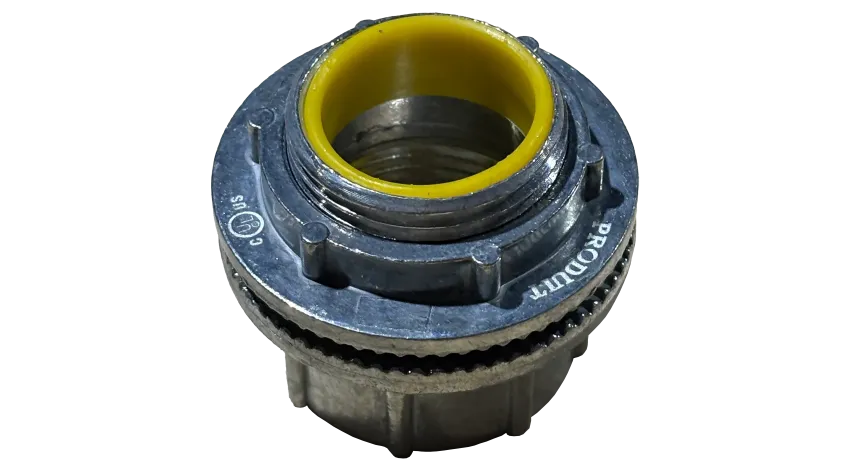 CONECTOR CONDUIT TIPO HUB MYERS C/AISLAMIENTO ZDC 3/4" UL
