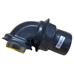 CONECTOR CURVO LIQUIDTIGHT HIERRO 1-1/2"X90° REVESTIDO DE PVC, UL