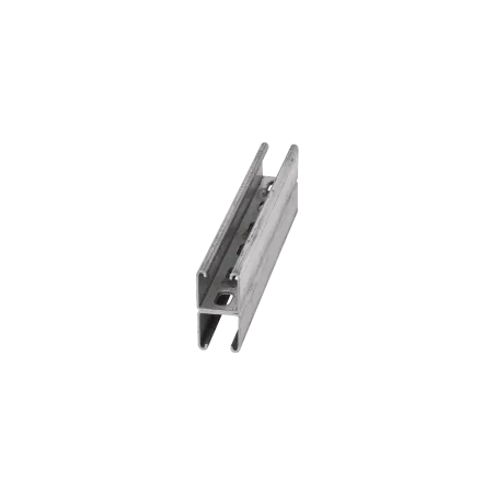 CANAL STRUT DOBLE ALTO RANURADO ACERO 1-5/8"X3-1/4"X10FT e:2.6mm HDG