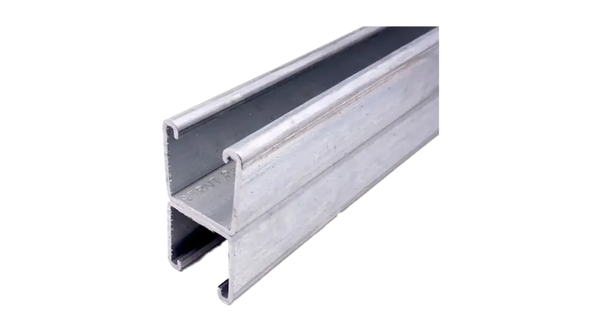 CANAL STRUT DOBLE ALTO LISO ACERO 1-5/8''X3-1/4''X10FT e:2.6mm HDG