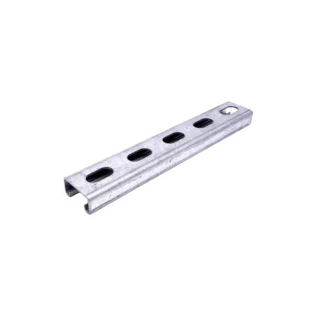 CANAL STRUT BAJO RANURADO ACERO 1-5/8"X13/16"X10FT e:2.6mm HDG