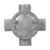 CAJA REDONDA TIPO GUAX AL. 1-1/2" COVER Ø5'' NEMA 7, CL1 DIV1&2, UL