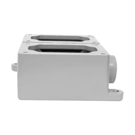 CAJA SOPORTE P/CONTROL DOBLE AL. C/HUB Ø3/4" NEMA 3RX, CL1 DIV1&2, CSA/UL/UL