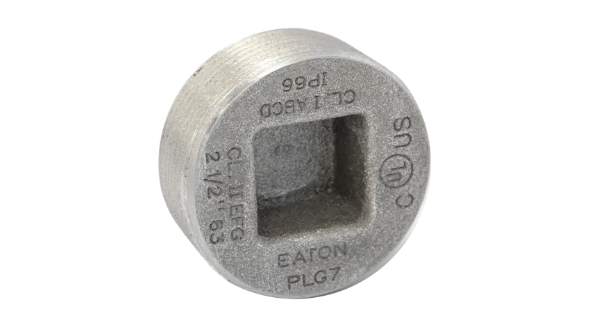 TAPON CABEZA HUECA ACERO 3/4", UL