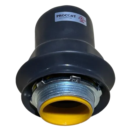 CONECTOR RECTO LIQUIDTIGHT HIERRO 1/2" REVESTIDO DE PVC, UL