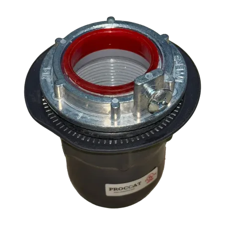 CONECTOR CONDUIT TIPO HUB C/AISLAMIENTO ACERO 2" REVESTIDO DE PVC, UL