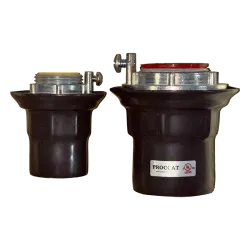 CONECTOR CONDUIT TIPO HUB C/AISLAMIENTO ACERO 2" REVESTIDO DE PVC, UL