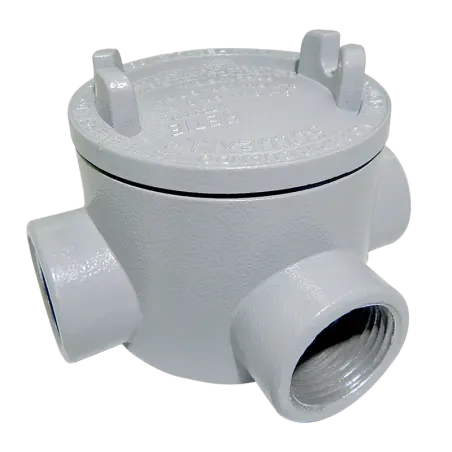 CAJA REDONDA TIPO GUAT AL. 2-1/2" COVER Ø5'' NEMA 7, CL1 DIV1&2