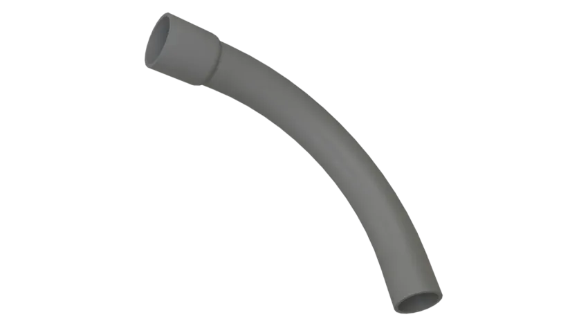 CURVA CONDUIT C/EMBONE PVC SCH40 1-1/2"X90° UL