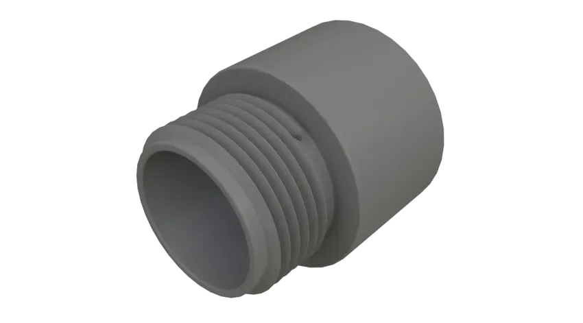 ADAPTADOR MACHO PVC SCH40/80 1" UL