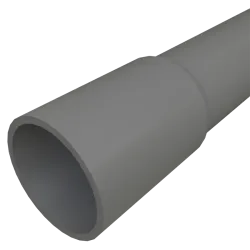 TUBO CONDUIT PVC SCH80 1-1/2"X10FT C/EMBONE, UL