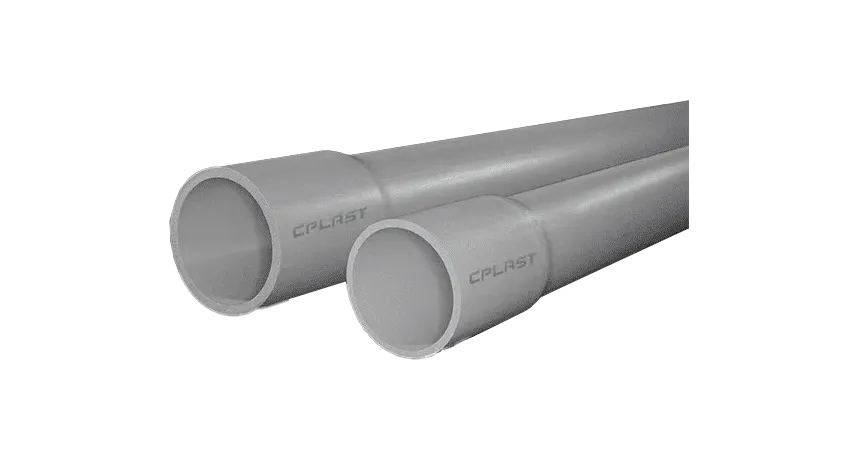 TUBO CONDUIT PVC SCH80 1-1/2"X10FT C/EMBONE, CONFORMS TO STD UL651