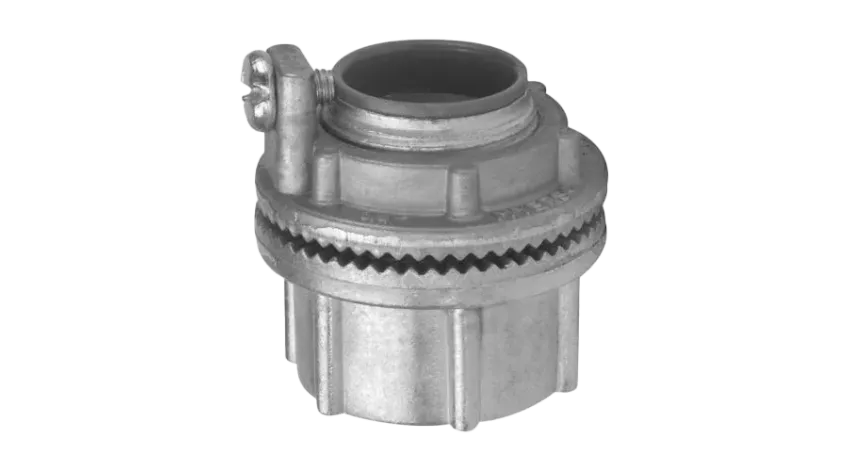 CONECTOR CONDUIT TIPO HUB MYERS C/AISLAMIENTO AL. 1-1/2" UL
