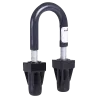 ABRAZADERA U-BOLT P/TUBO C/TUERCAS 1" REVESTIDA DE PVC, ETL