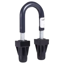 ABRAZADERA U-BOLT P/TUBO C/TUERCAS 3" REVESTIDA DE PVC, ETL