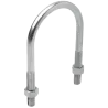 ABRAZADERA U-BOLT C/TUERCAS 2"X3/8" HDG, UL