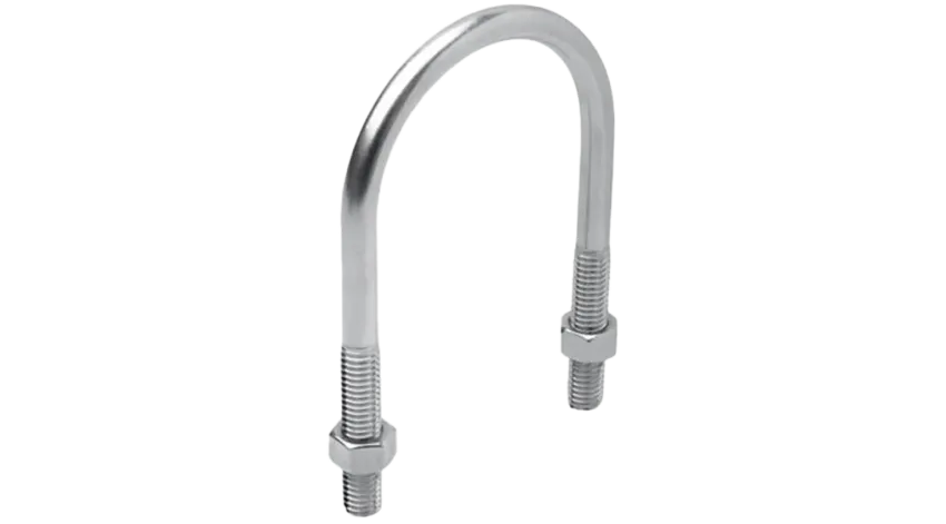 ABRAZADERA U-BOLT C/TUERCAS 4"X3/8" HDG, UL