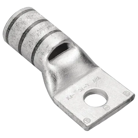 TERMINAL DE COMPRESION BARRIL STD CU/ES #8AWG STUD SIZE #8-10AWG UL