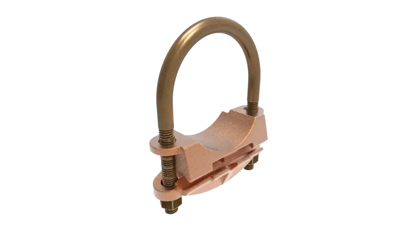 CONECTOR TIERRA CU P/CABLE 4AWG-2/0AWG A TUBO 2" Ø2"-2-3/8" UL