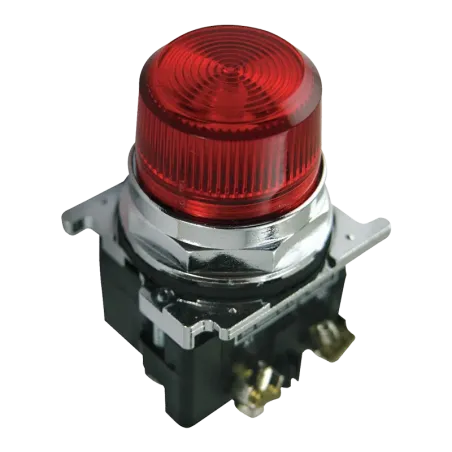 LUZ PILOTO ROJO 120VAC, INCANDESCENTE, 30.5mm NEMA 4X, 12, 13