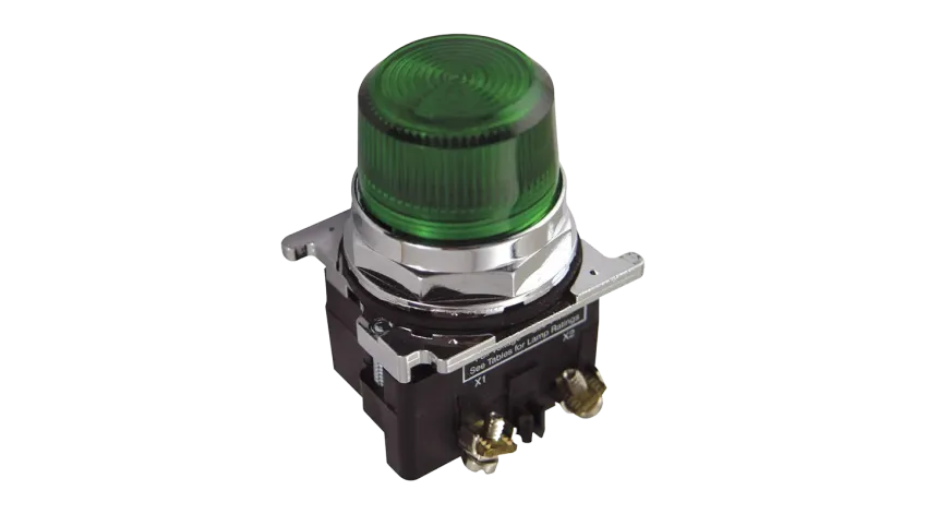 LUZ PILOTO LED VERDE 120VAC, HEAVY DUTY, 30.5mm