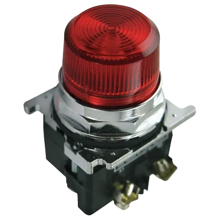 LUZ PILOTO LED ROJO 120VAC, HEAVY DUTY, 30.5mm