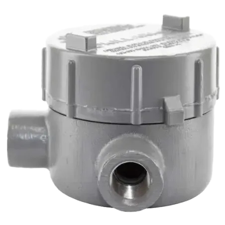 CAJA REDONDA TIPO GUAL HIERRO 1-1/2" COVER Ø5'' NEMA 7, CL1 DIV1&2, UL