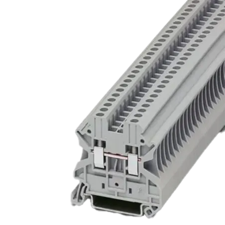 BORNE DE PASO UT 2,5 - GRIS 2C 32A 1000V 0.14-4mm2 (26-12AWG) CNX TORN, UL94 V0 Ex-e