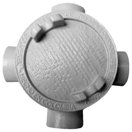 CAJA REDONDA TIPO GUAX AL. 1-1/2" COVER Ø5'' NEMA 7, CL1 DIV1&2, UL