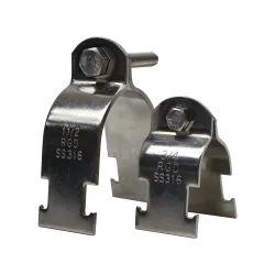 ABRAZADERA STRUT DE ACERO RIGIDO 1" SS316