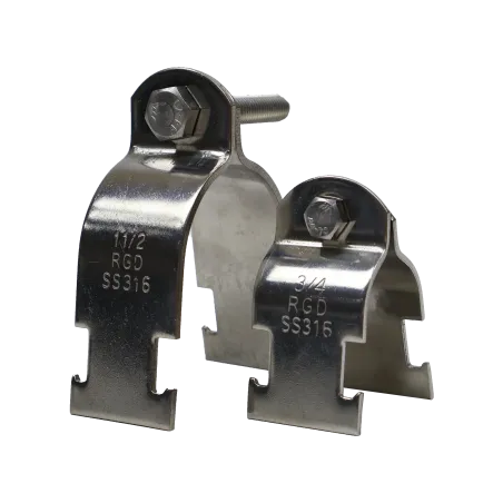 ABRAZADERA STRUT DE ACERO RIGIDO 1" SS316